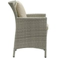 thumbnail image 2 of Modway Conduit Outdoor Patio Wicker Rattan Dining Armchair, Multiple Colors, 2 of 3