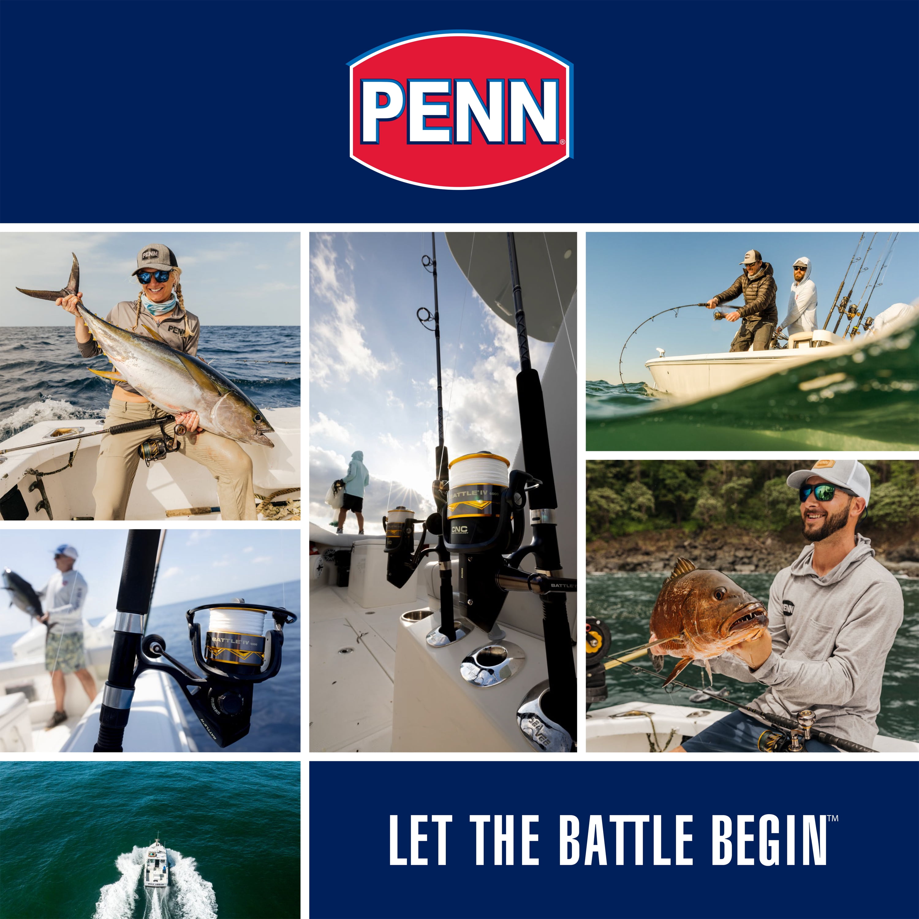 PENN Spinfisher VII Spinning Fishing Combo, 7' Medium Rod, 4500 Size Reel