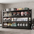 thumbnail image 2 of Fesbos 5000LBS Steel Heavy Duty 4-Tier Garage Shelving Unit, 71"W*24"D*70"H, Adjustable Metal Storage Rack Shelves for Garage, Basement, Warehouse, Industrial Organization, 2 of 9