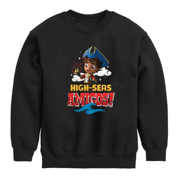 Santiago of The Sea - Bff Of The Sea - Toddler And Youth Crewneck Fleece Sweatshirt