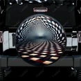 thumbnail image 1 of Motif de Tunnel de Science-Fiction en Polyester Roue de Rechange Universelle pour Remorque RV SUV Camion Campeur, 1 of 5