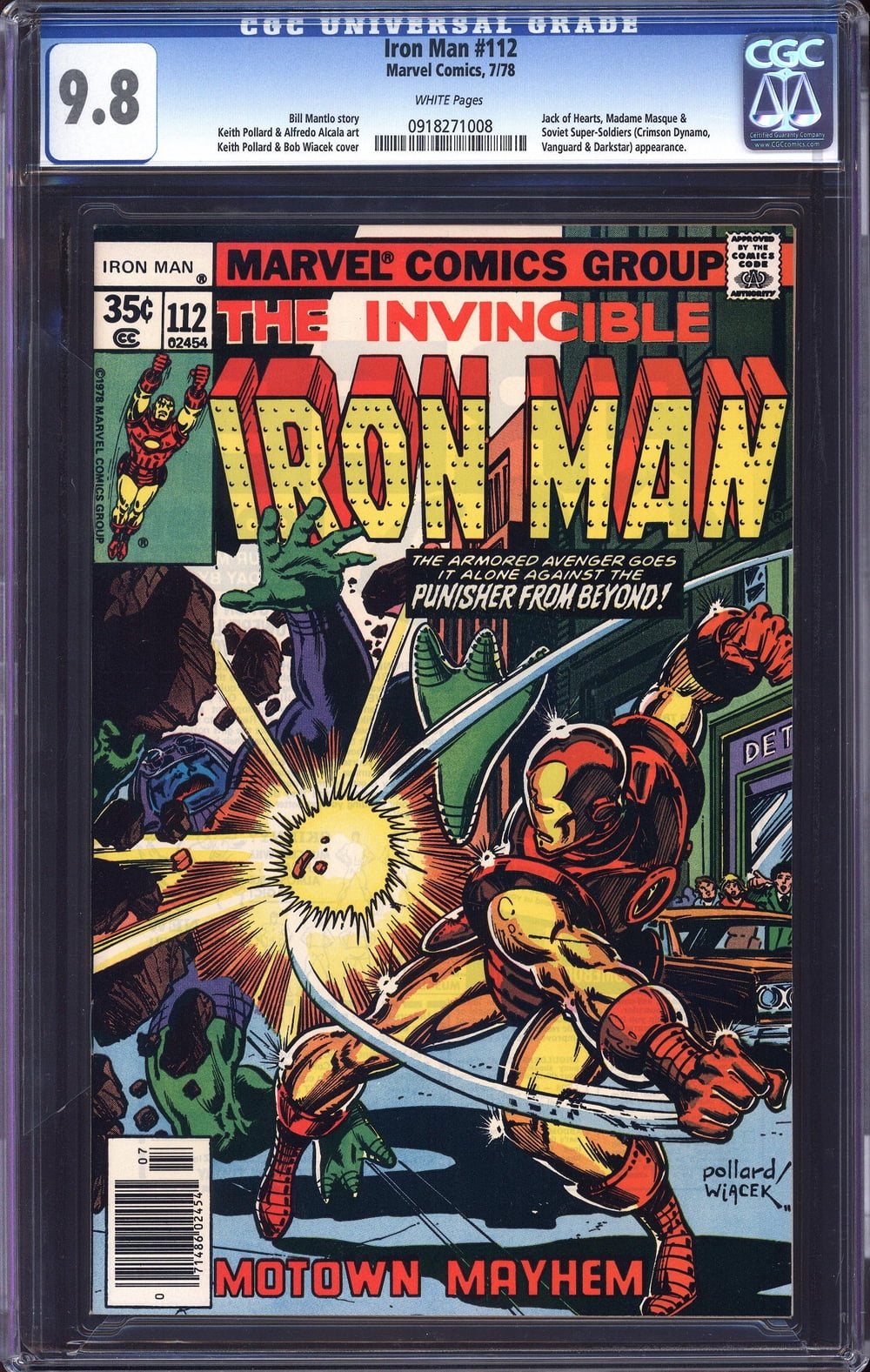 Iron Man #112 - CGC 9.8 Comic Book