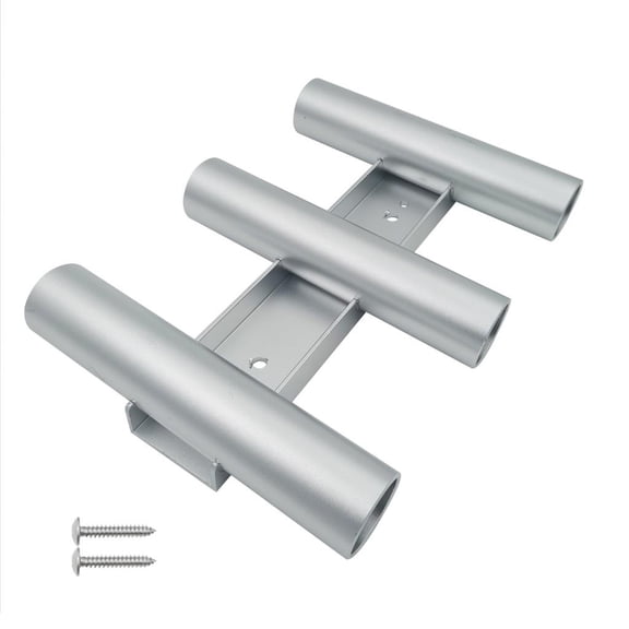 MOMOJIA 3 Rod Tube Boats Aluminium Fishing Rod Rack Sea Boats Fishing Rod Holder