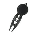 thumbnail image 1 of Herramienta de reparación de Divot de Golf, regalo de Golf duradero para hombres y mujeres, pelota de Golf portátil negro, 1 of 8