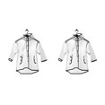 thumbnail image 4 of Naiovety Chubasquero transparente de EVA de seda para niños y niñas, 1 unidad, impermeable, borla para niños, sombrero puntiagudo, capa de lluvia Type1 NO1 Naiovety CBP086103, 4 of 5