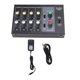thumbnail image 1 of Mini mixeur de son 8 entrées 2 sorties 4 canaux stéréo et 8 canaux mono pour microphone, mixeur de ligne pour studio, scène, petits clubs, bars, 1 of 4