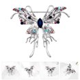 thumbnail image 1 of BRIGHTFUFU Butterfly Pin for Clothes Simple Design Multi Alloy 1Set Hat Lapel Pin, 1 of 7