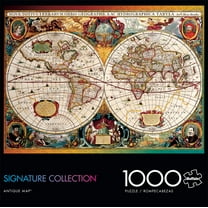 Buffalo Games - Signature Collection - Antique Map - 1000 Piece Jigsaw Puzzle