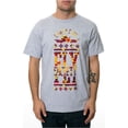 thumbnail image 1 of Fly Society The Aztec Stack Camiseta gráfica para hombre, gris, pequeña, 1 of 1
