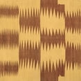 thumbnail image 1 of Ahgly Company Indoor Square Abstract Brown Contemporary Area Rugs, 3' Square, 1 of 4