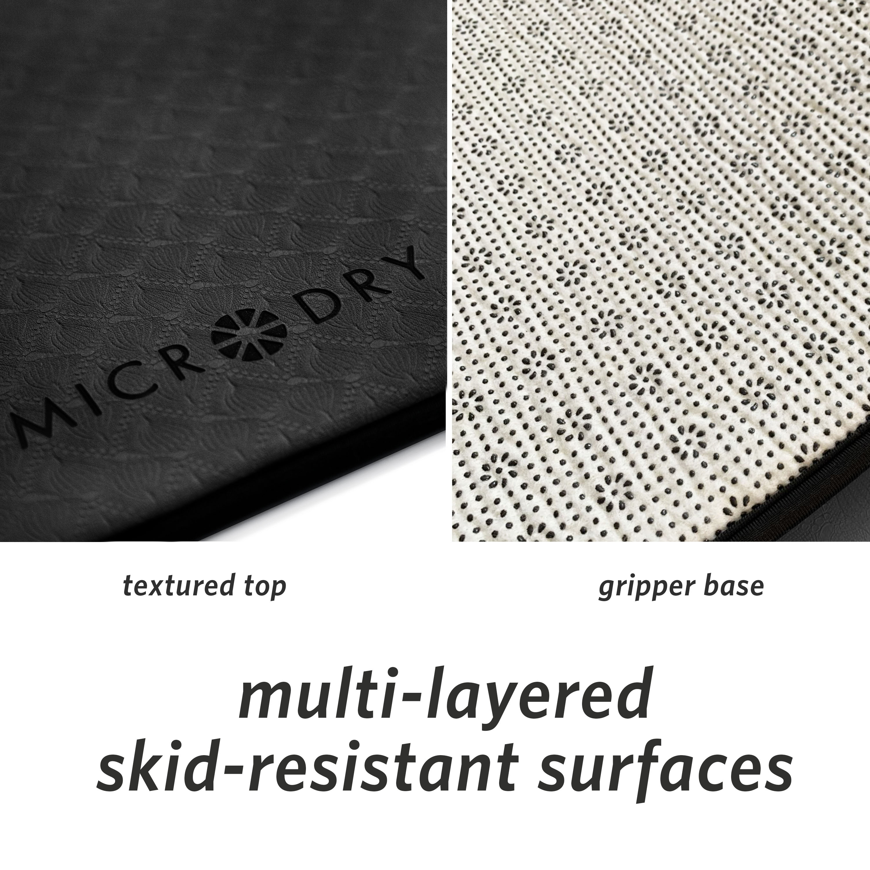 Microdry Deluxe Multi-Purpose Fitness Mat, 12mm, 24" x 72" photo 7