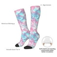thumbnail image 4 of Naloa Tie Dye Thigh High Socks Extra Long Stretchy Sock Women Over Knee High Opaque Stocking Daily Wear, 4 of 6