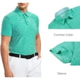 thumbnail image 3 of Alex Vando Mens Golf Shirt Moisture Wicking Quick-Dry Short Sleeve Casual Polo Shirts for Men, 3 of 5