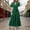 Green, variant on Womens Boho Dot Maxi Dresses Wrap V Neck Flutter Short Sleeve Solid Tie Belt A Line Tiered Flowy Long Dresses in Dresses plus Size Dress for Women Ladies Causal Dresses Shirt Dresses with Pockets Fall