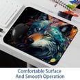 thumbnail image 6 of Wolf Square Desk Pad Mouse Mat Gaming Mousepad, 8.3x9.8 Inch, Non-Slip Rubber Bottom, Printed, Suitable for Office and Gaming, 6 of 6