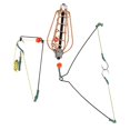 thumbnail image 3 of Cage with Line Hooks Inline Spring Feeder Carp Method Fishing - Copper,, 3 of 7