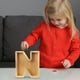 thumbnail image 3 of Lata de ahorros de madera con letras en inglés, lata de ahorros de vidrio transparente, alcancía, 3 of 6
