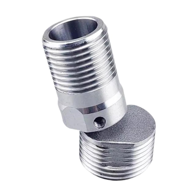 Pie excéntrico ajustable con rotación de 360 degree, adaptador de grifería de ducha robusto de acero inoxidable para accesorios de baño
