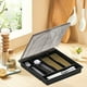 thumbnail image 1 of Bandeja Organizadora de Cubiertos con Tapa | Almacenamiento de Utensilios de Plástico con Tapa, 5 Compartimentos, Divisor de Cajón de Cocina de Gran Capacidad | Portavajillas Portátil para Picnic, Co, 1 of 6