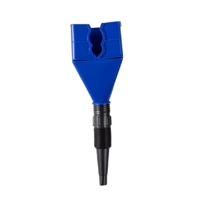 Yhmxh Convenient Buckle Funnel Gasoline Oil Thickened Mouth Refueling Funnel Self-driving Emergency Tool