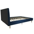 Mr. Kate Daphne Upholstered Bed with Headboard and Modern Platform