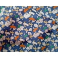 thumbnail image 4 of oneOone Silk Tabby Blue Fabric Cloud & Bird Cartoon Craft Projects Decor Fabric Printed By The Yard 42 Inch Wide, 4 of 4