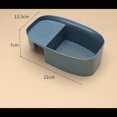 thumbnail image 5 of Cesta coladora para fregadero de cocina, colador de plástico para fregadero, cesta colgante de malla para residuos de cocina, colador de alimentos, cesta de almacenamiento de alimentos, 5 of 5