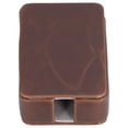thumbnail image 4 of Pitillera Imán Caja de Cigarrillos 20 Capacidad Resistente a la Presión PU Pitillera para Hombres Marrón, 4 of 14