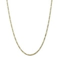 thumbnail image 1 of 14K Yellow Gold 2.75mm Flat Figaro Chain 20 Inch, 1 of 5