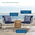 thumbnail image 7 of Riverside Outdoor Patio Aluminum Armchair Set of 2-EEI-3960, 7 of 7