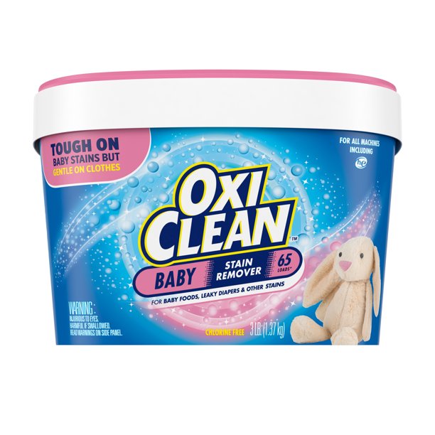 OxiClean Versatile Stain Remover Baby Stain Soaker, 3 lb