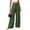 *Army Green, variant on ClodeEU Women's High Waist Wide Leg Pants ,Casual Loose Flow Palazzo Trousers with Pockets ,Women's Plus L