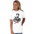 thumbnail image 3 of Betty Boop Vintage Motorcycle Biker Short Sleeve Women's Graphic Tee Brisco Brands S, 3 of 5