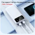 thumbnail image 4 of Misty Power Bank Fast Charging 68000mAh Portable Charger With LCD Display LED Light Black, 4 of 4