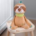 thumbnail image 1 of Animales de Peluche Musicales LED Hugo Canción de Cuna Creativa Almohadas de Esquina Suaves, 1 of 10