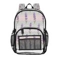 thumbnail image 5 of Iauyy Clear Backpack Heavy Duty PVC Transparent Backpack for College Workplace, Purple Reed Grass, 5 of 8
