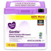 (4 pack) (4 pack) Parent's Choice Non-GMO Premium Gentle Infant Formula, 33.2 oz