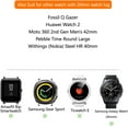 thumbnail image 4 of CPDD Watch Bands-Width 20mm,22mm-Quick Release & Choose Color-Soft Silicone Replacement Watch Straps #15 Lug width: 22mm, 4 of 6