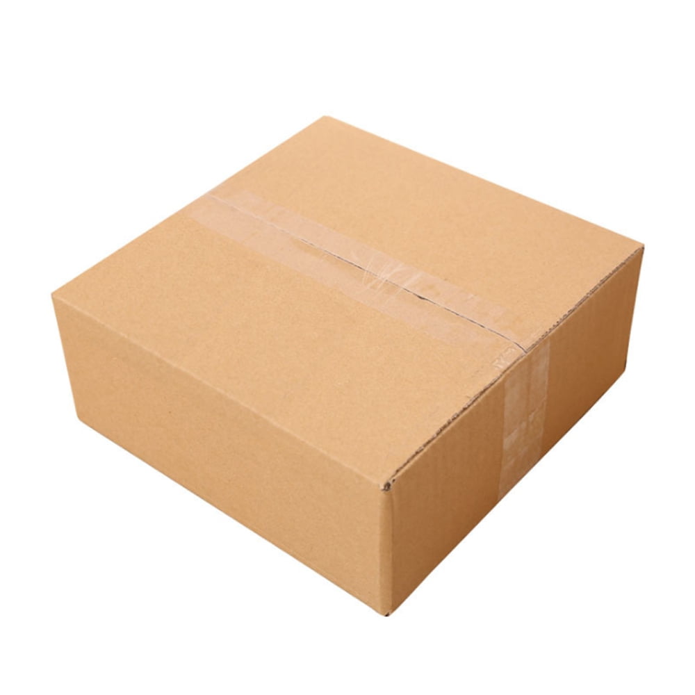 GZXS 100 Pack 6x4x2 Inches Shipping Boxes Corrugated Boxes, Small Recycled Shipping Corrugated Boxes Mailers, Sturdy Kraft Corrugated Cardboard Boxes for Shipping and Mailing, Yellow