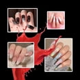 thumbnail image 4 of Nail Swatches - Transparent Fan-Shaped Nail Display Stick with Ring, Nail Art Practice Display Plastic Stick, Nail Art Practice Color Display, 4 of 5