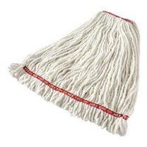 Web Foot Cotton/Synthetic 1 in. Headband Shrinkless Looped-End Wet Mop Head - Large, White