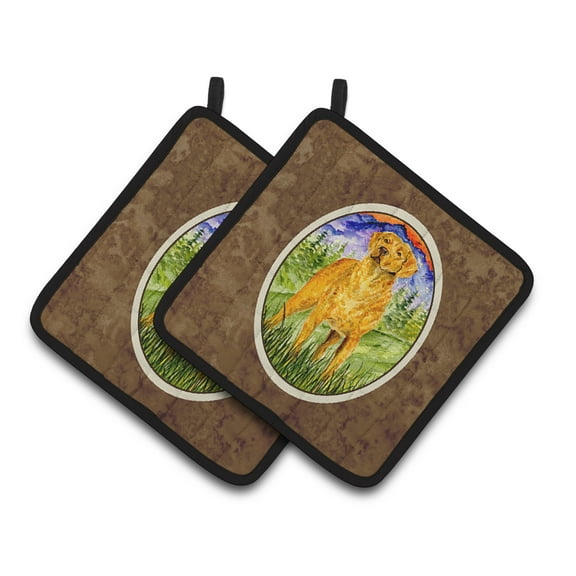Carolines Treasures SS8449PTHD Chesapeake Bay Retriever Pair of Pot Holders, 7.5HX7.5W, multicolor