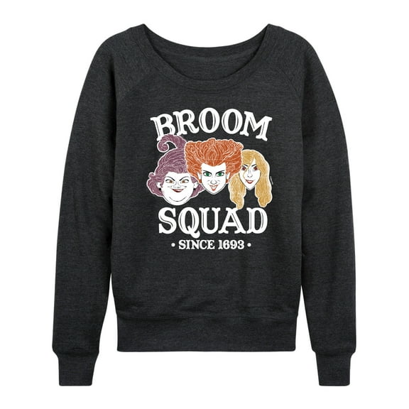 Hocus Pocus - Broom Squad Sisters - Women's Lightweight French Terry Long Sleeve Shirt