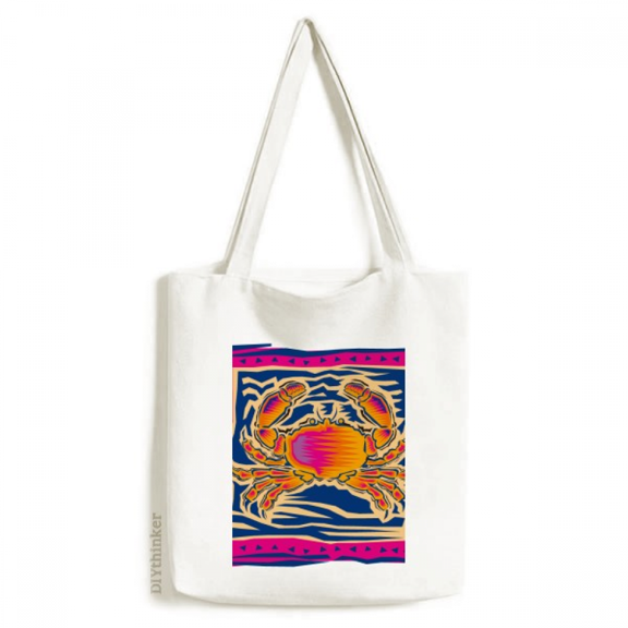 Constellation Cancer Mexicon Culture Engraving Tote Canvas Bag Shopping Satchel Casual Handbag