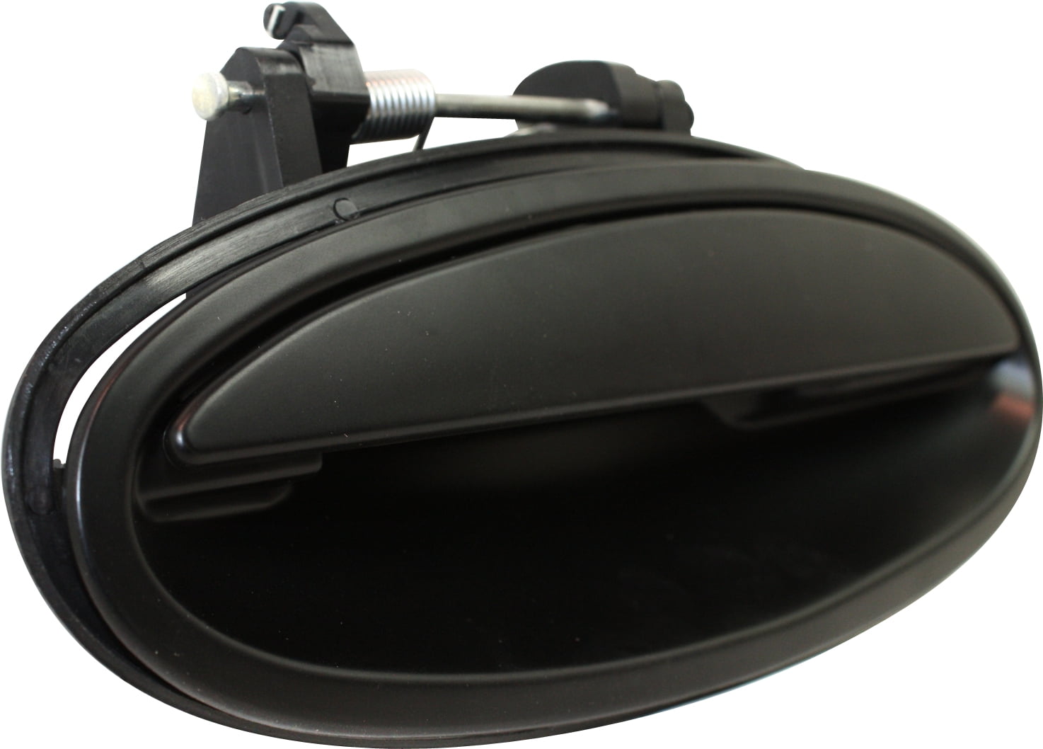 Replacement ARBB491306 Exterior Door Handle Compatible with 1997-2005 Buick Park Avenue Rear, Left Driver Smooth Black