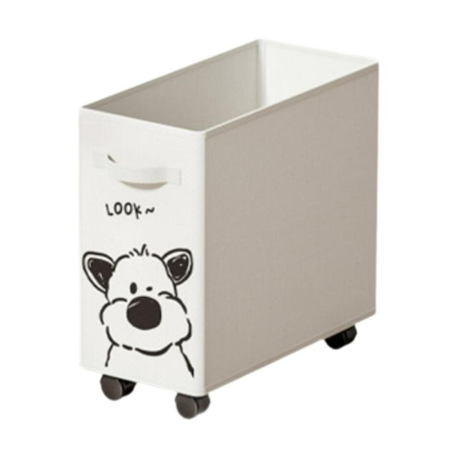 Carrito de servicio debajo del escritorio, carrito móvil con ruedas, cesta de almacenamiento, estante móvil para oficina, comedor, apartamento, casa
