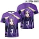 thumbnail image 3 of 2022 Última camiseta BLUE LOCK NAGI para hombres, camisetas con estampado 3D para mujeres, camisetas de manga corta con cuello redondo, camisetas de dibujos animados de anime para niños y niñas, 3 of 5