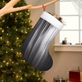 thumbnail image 2 of Cauagu Monochrome Abstract Lines for Christmas Stockings,1-Pack Large Xmas Stocking Holiday and Farmhouse Stocking Fit for Christmas Holiday Party Decoration(17.7*11 Inch), 2 of 7