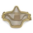thumbnail image 1 of Tactical Half Face Metal Mesh Comfortable Protective Mask for Hunting War Game Cosplay Military Paintball Airsoft Accessories, 1 of 5