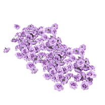 100 Pcs Artificial Rose Flower Pink Wedding Decor Roses Purple